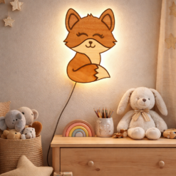 Nacht wandlamp Vosje